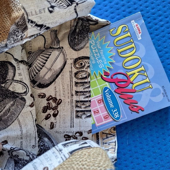 Shoulder bag made from recycled burlap coffee sacks - Picture 5 of 5